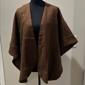 New with Tag! Talbots Rich Brown Women's Cape Jacket
